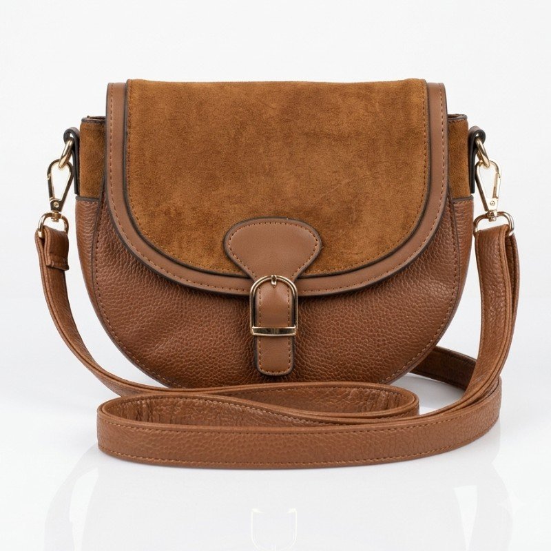 Accessories branded leather crossbody bag