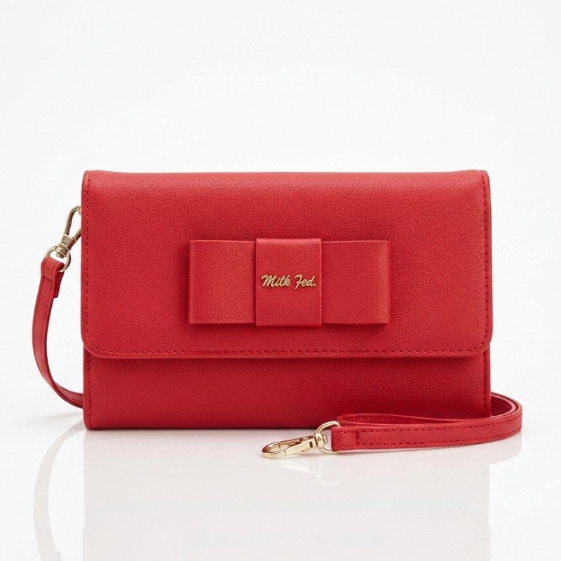 red MILKFED branded crossbody