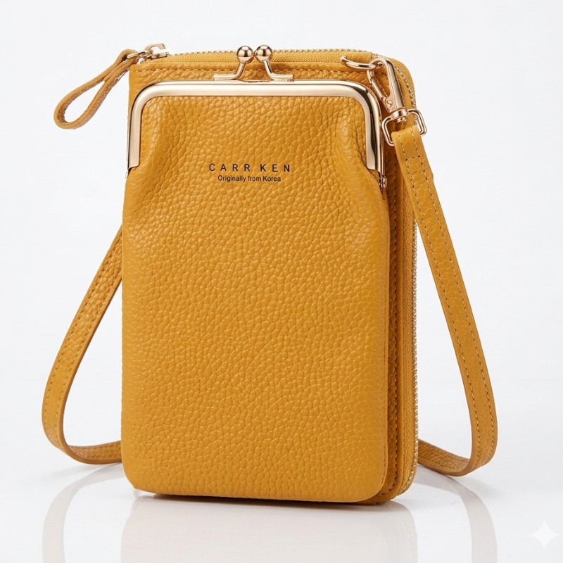 Carr Ken mustard crossbody