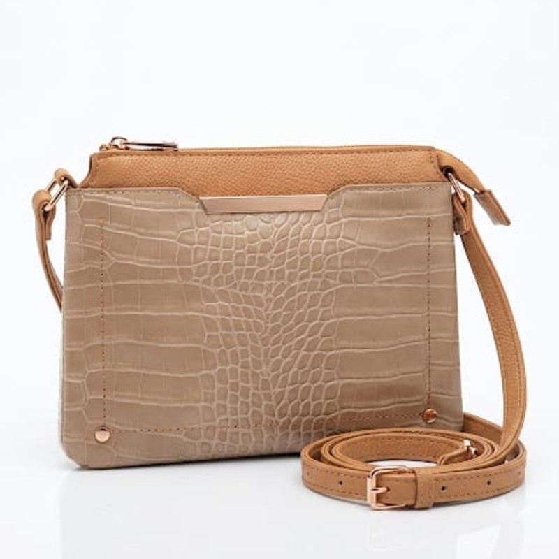 One size dual colour branded Crossbody