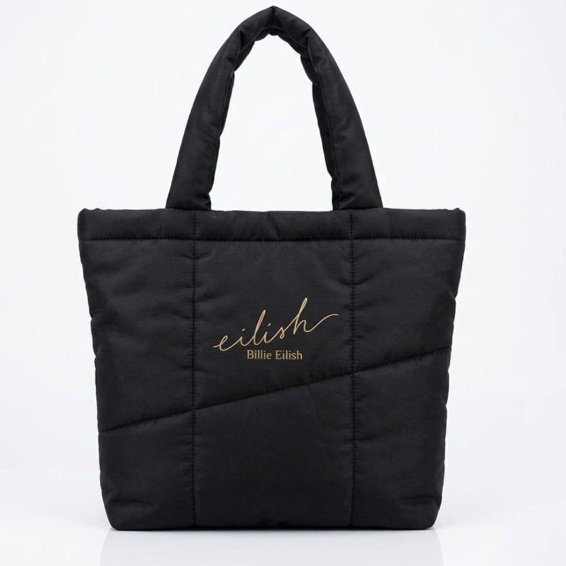 Billie Eilish puffer tote bag