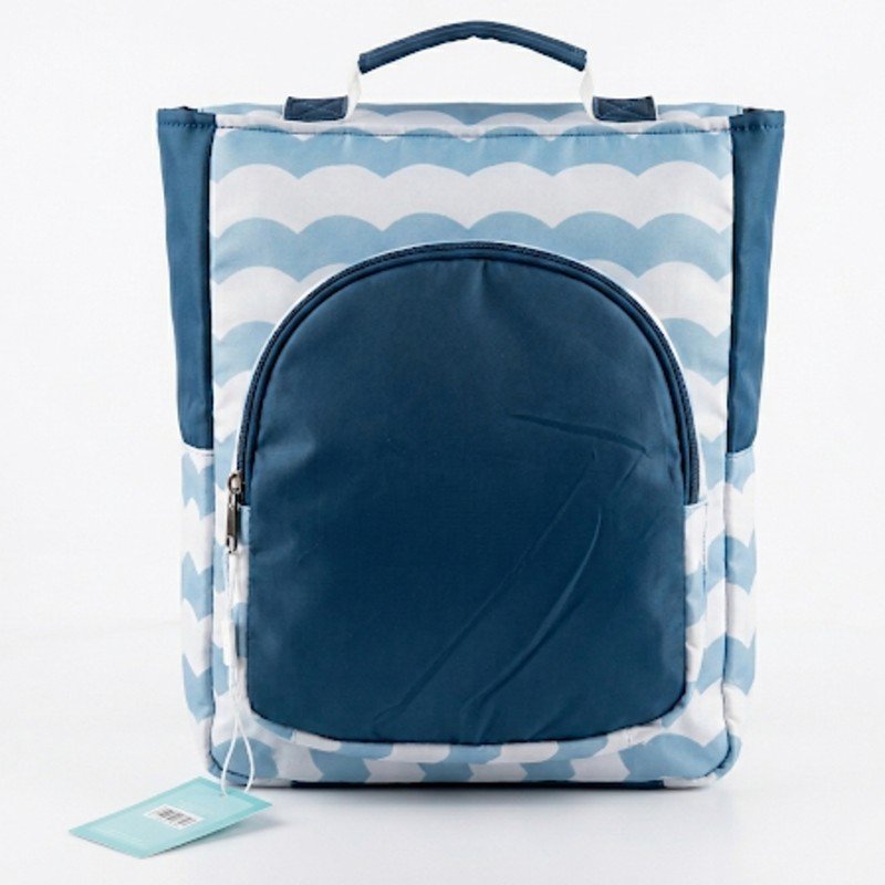 Blue and white Cooler Bagpack 7.5 Gallons