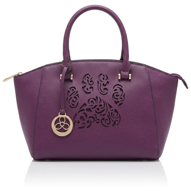 Beautiful Mavrgenta full stylish front cutwork high quality hand bag