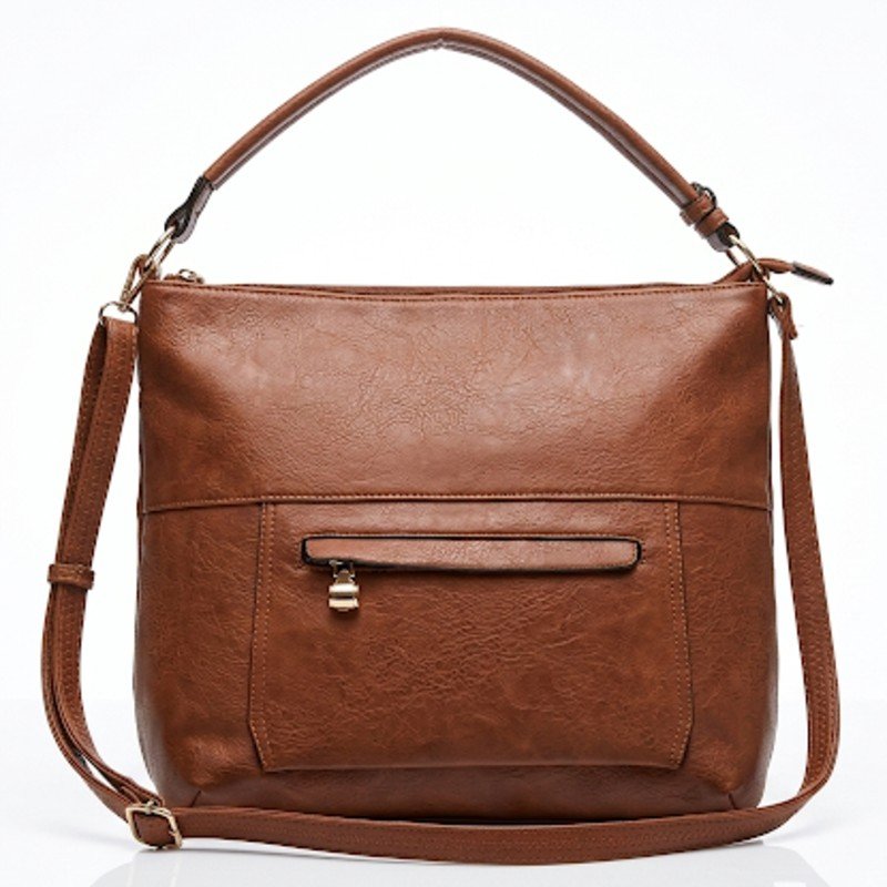 brown vegan leather crossbody+ hand bagbrown vegan leather crossbody+ hand bag
