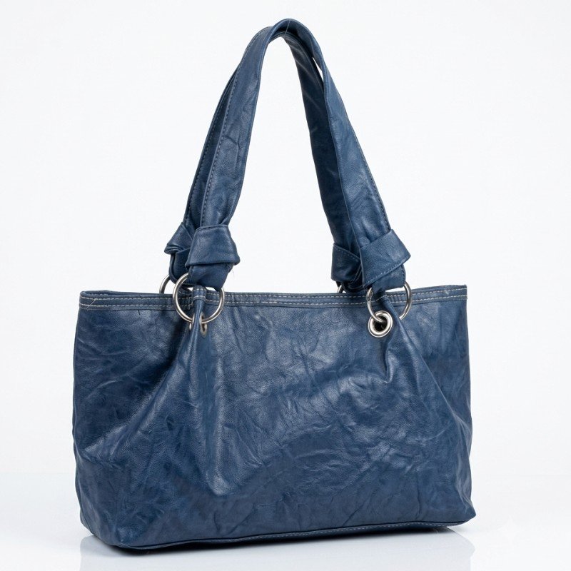 Decent look Blue leather bag