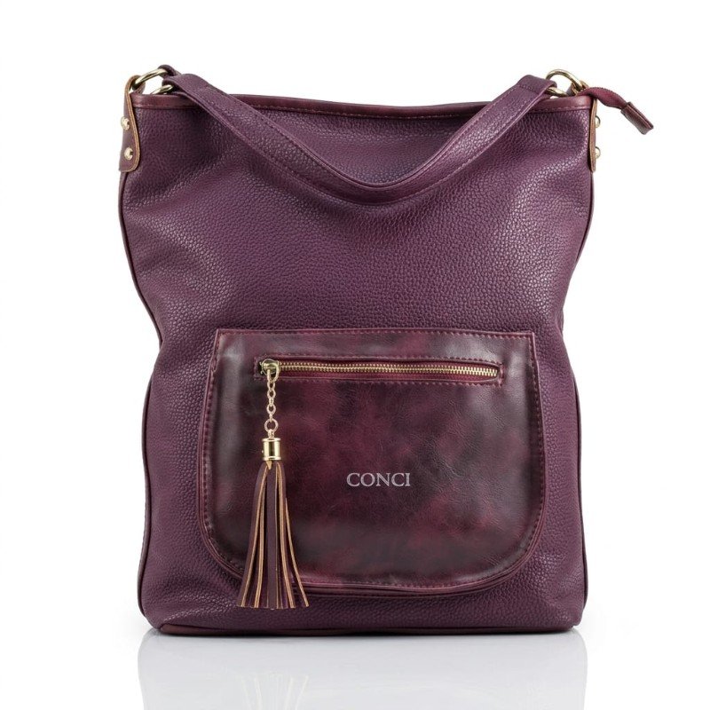 Gonchi long style burgundy colour beautiful bag
