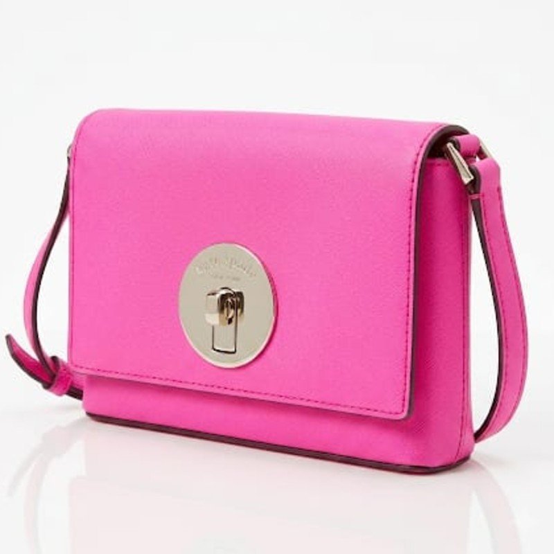 Hot pink Kate spade original coded cross body