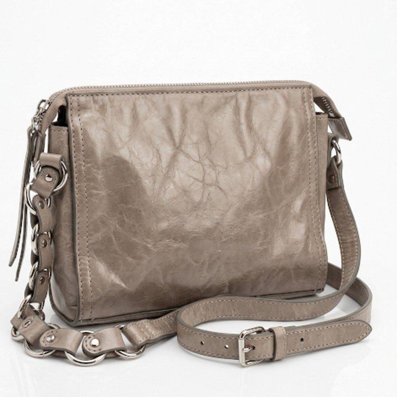 Grey texture Fancy strap cross body