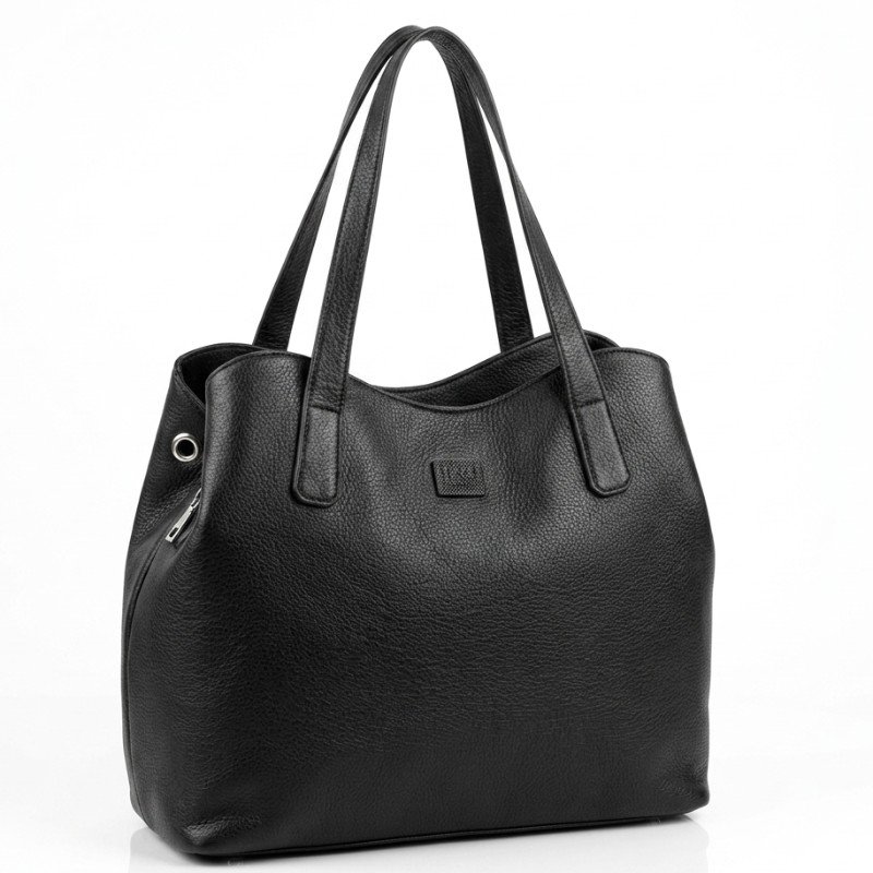 Lycke oslo black leather handbag