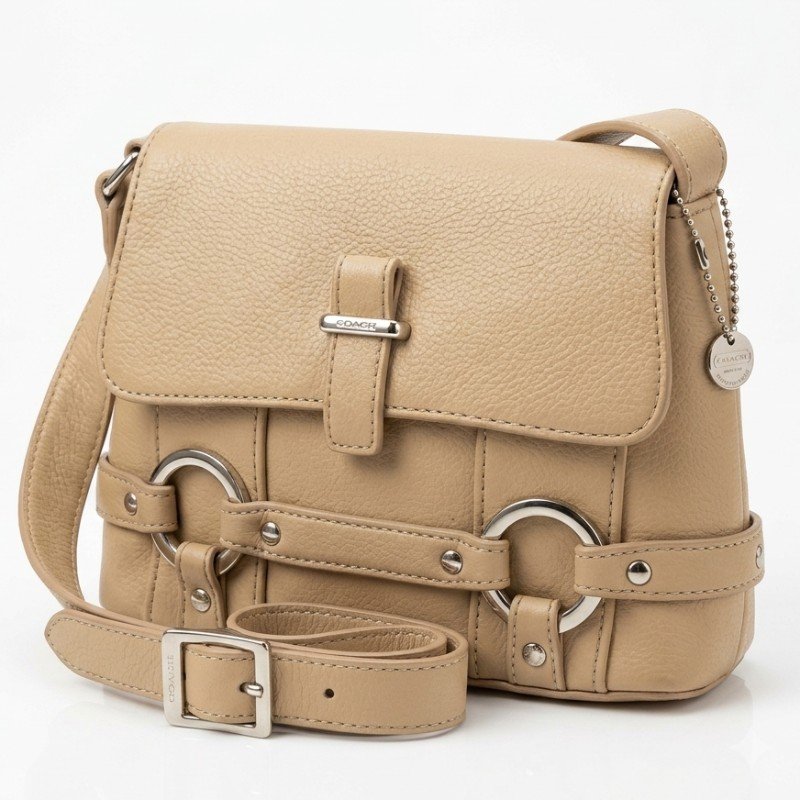 Beige colour  leather stylish crossbody