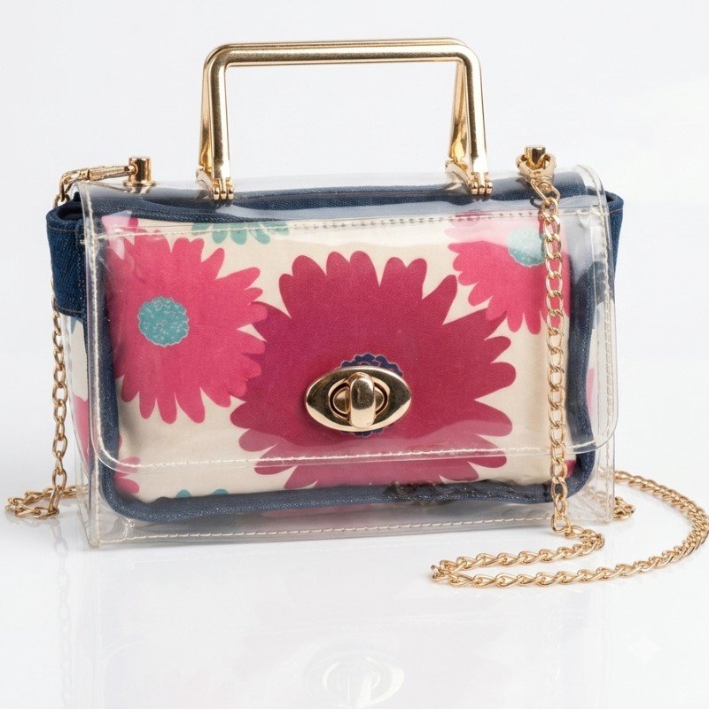2-in-1 transparent handbag