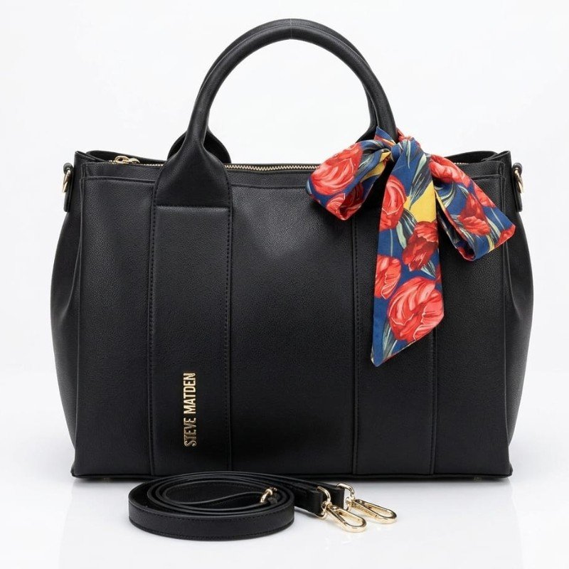 Steve Madden Black Satchel Bag 10/08 condition