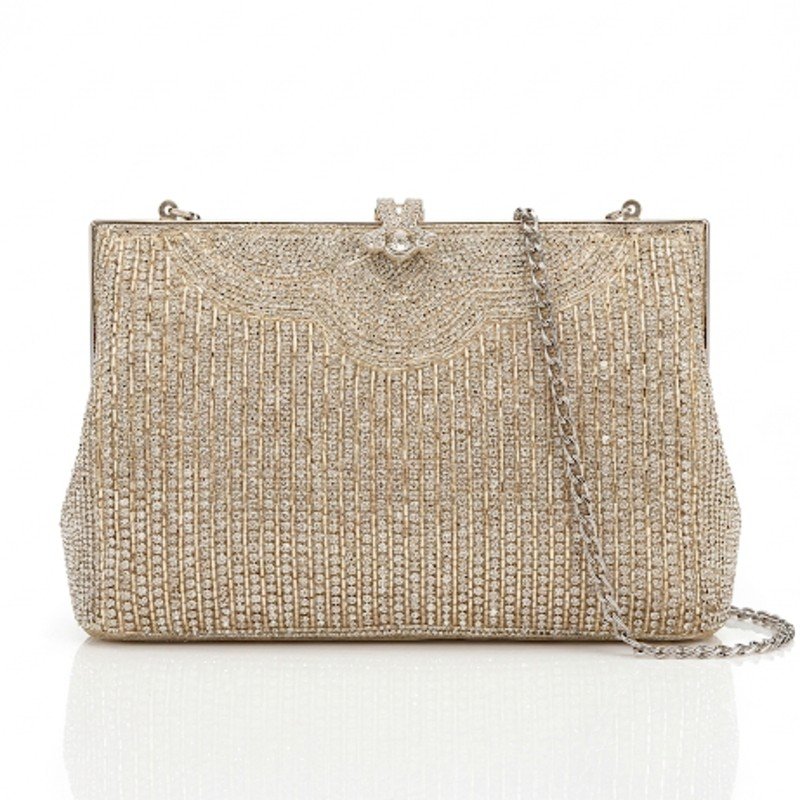 Gold Crystal Clutch 10/9 condition