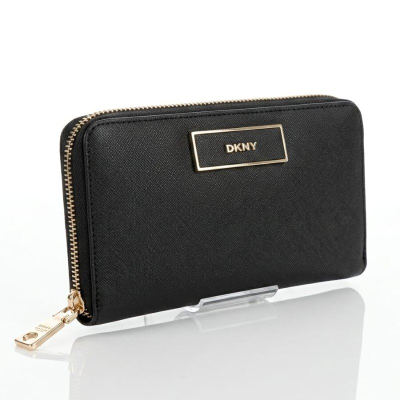 DKNY black zippers wallet
