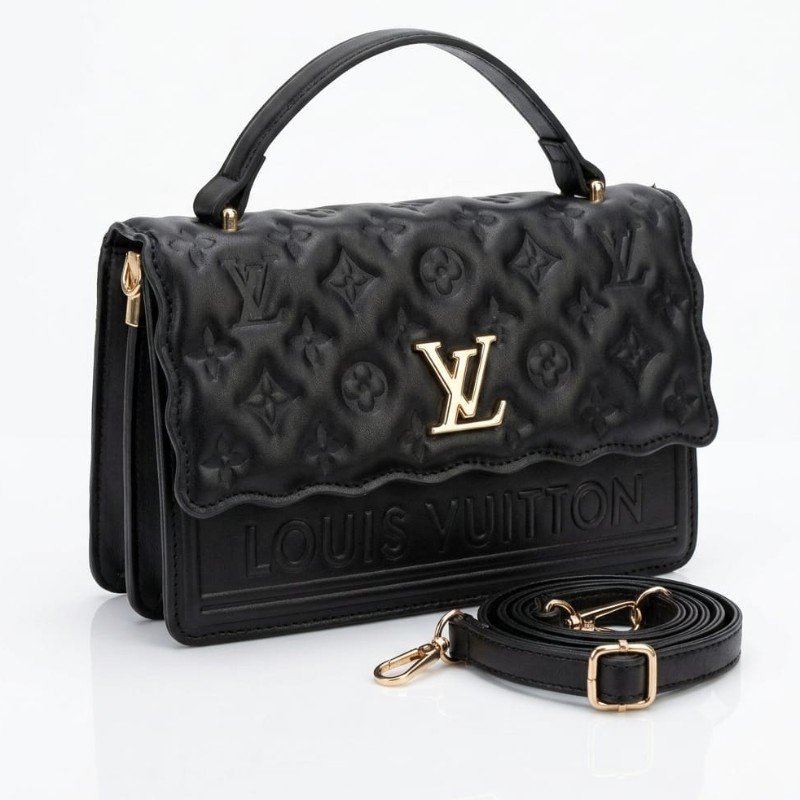 black Louis Vuitton Coussin bag