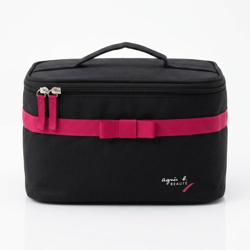 Agnès B. Beauté Ribbon Vanity Case / Cosmetic Pouch