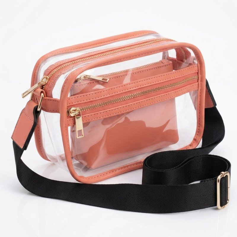 Beautiful transparent 2in1 crossbody
