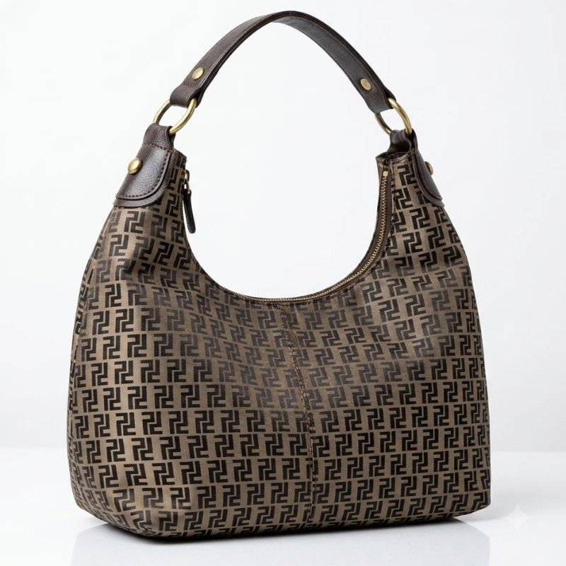 Classic Monogram Hobo Shoulder Bag for Women