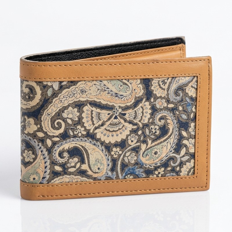 Premium Men's Paisley Printed Wallet