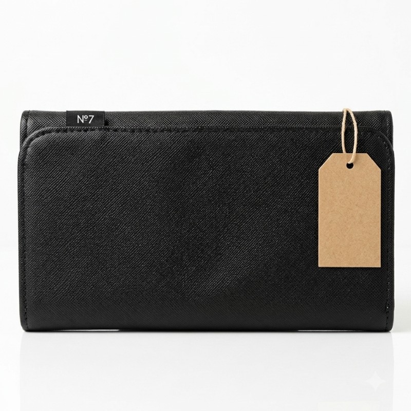 Black Sufyano Leather makeup brushes cover