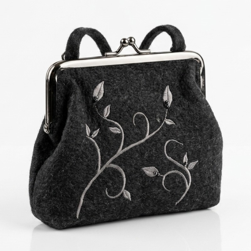 Principles branded clutch