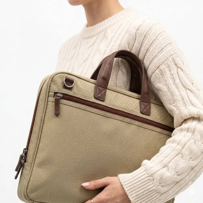 Cream Travelling Bag - view 2