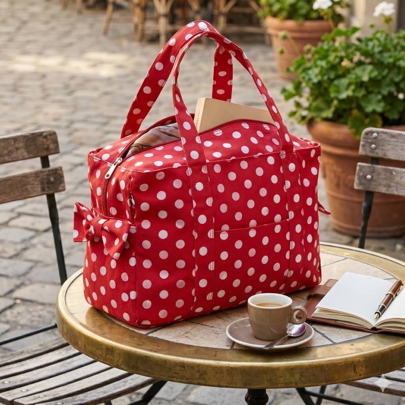 Polka Red Travelling Bag - view 2