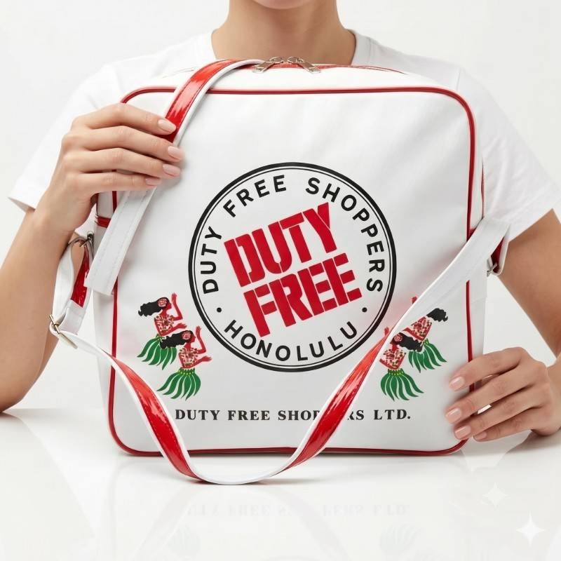 White duty free Travelling Bag - view 2