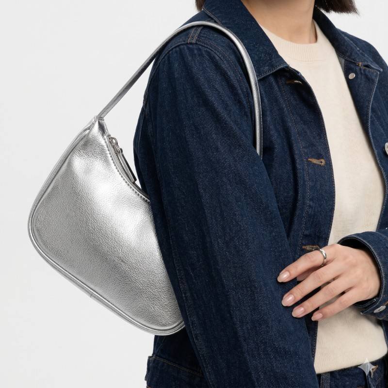 Silver Clutch - view 2