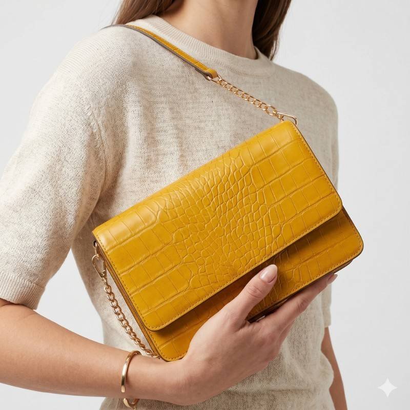 H&m Crocodile leather Crossbody - view 2