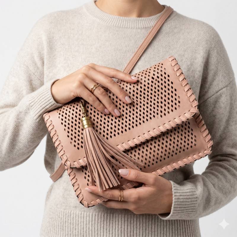 Beautiful Cutwork handbag - view 2