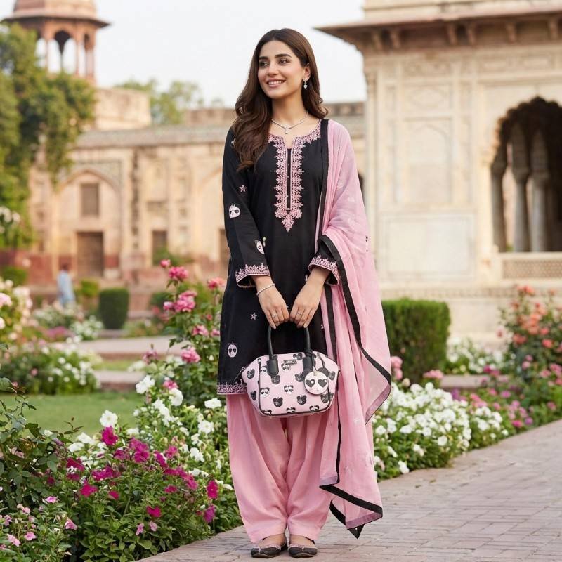 Elegant Panda print stylish Handbag - view 2