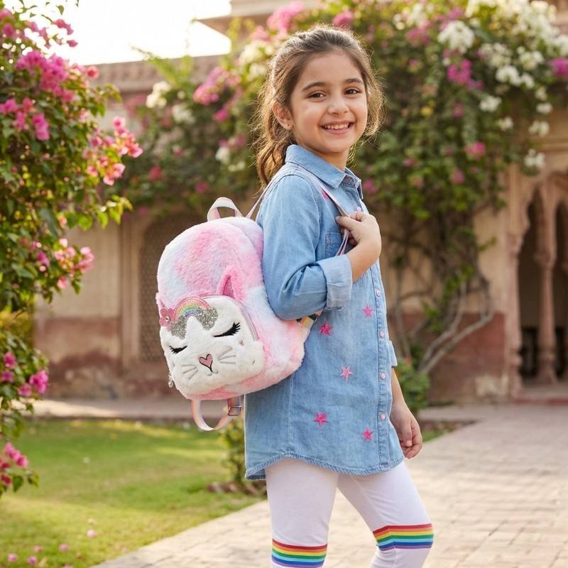 Beautiful fur Kidz Bagpack - view 2