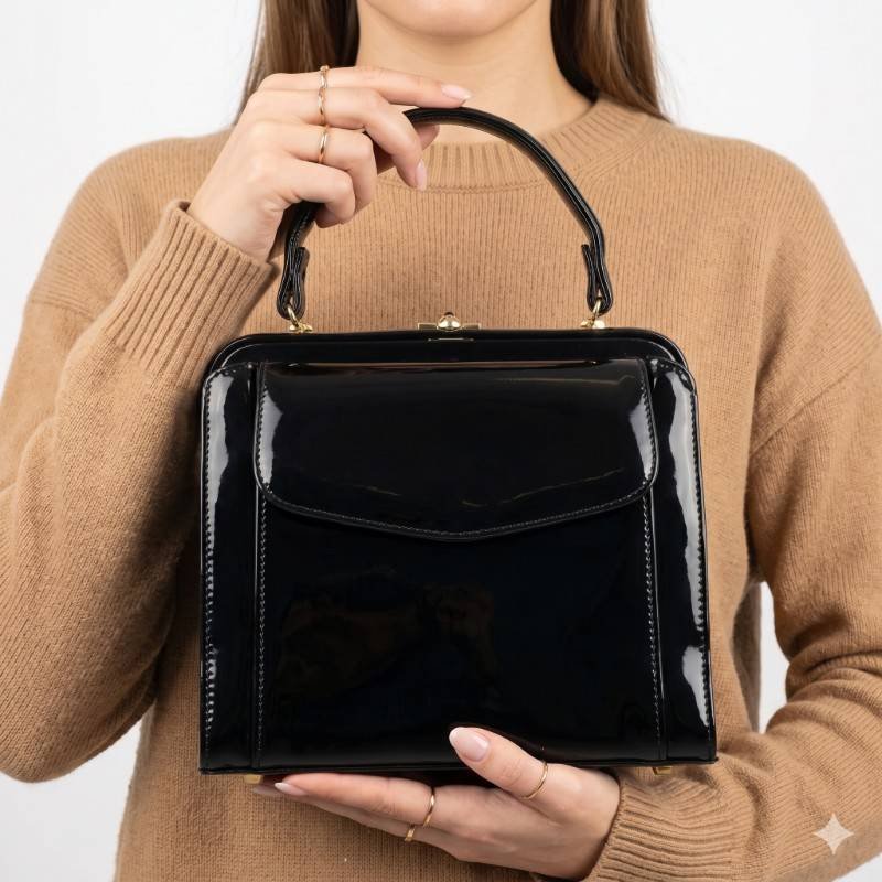 Black stylish jelly 10/9 condition hand Carry bag - view 2