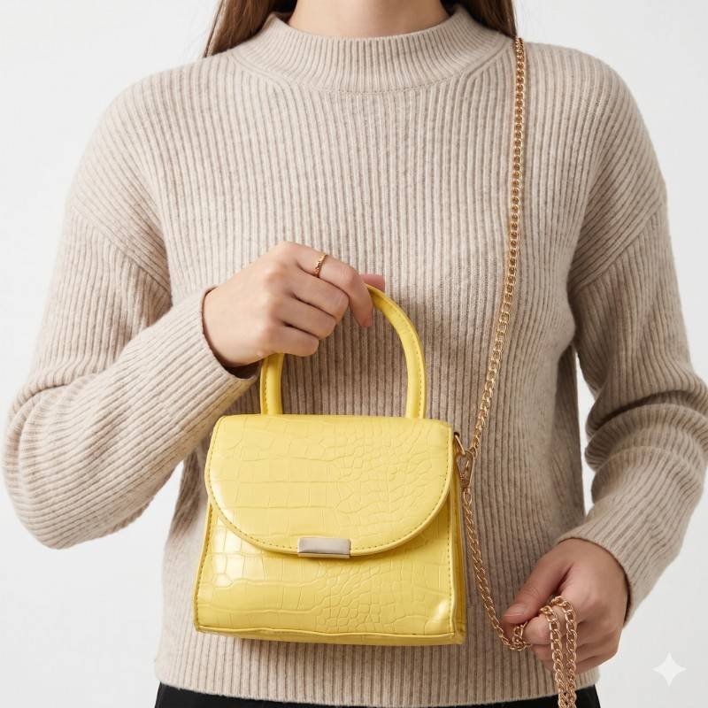 Decent crocodile leather Kidz crossbody - view 2