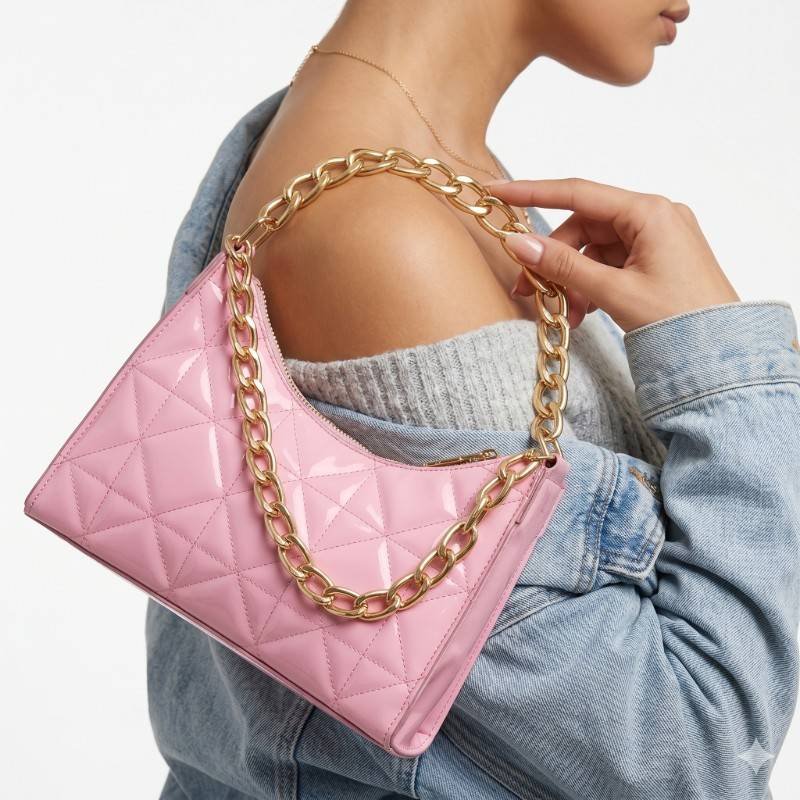 Elegant jelly Leather Hand purse - view 2