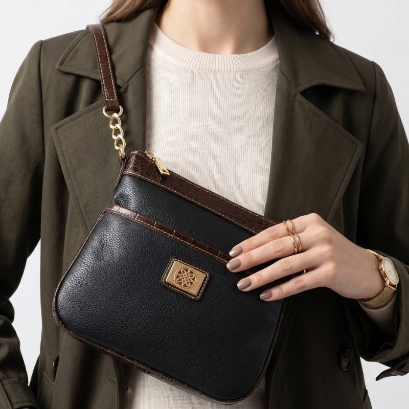 Crocodile Jelly Leather Crossbody - view 2