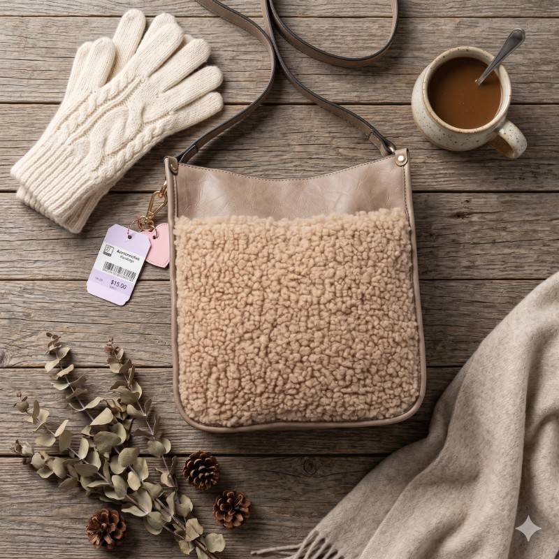 Jen & Co. Chloe Teddy Hand bag - view 2