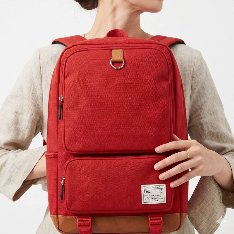 High quality red Bagpack  - view 2
