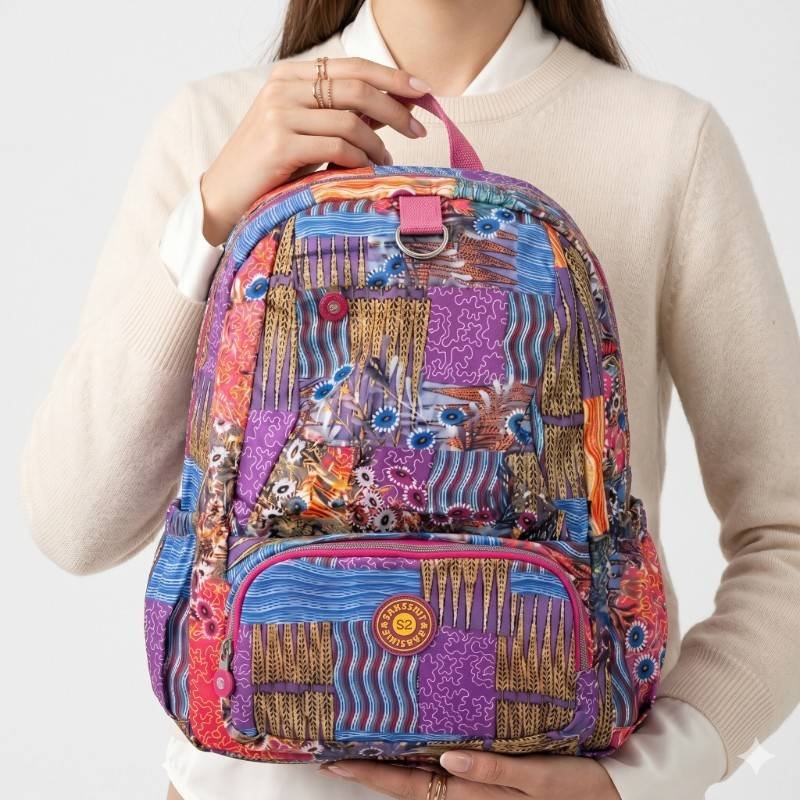 Beautiful brand bag colorful backpack - view 2