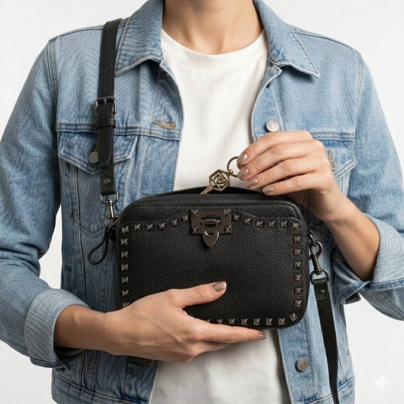 Beautiful premium look studded crossbody - view 2