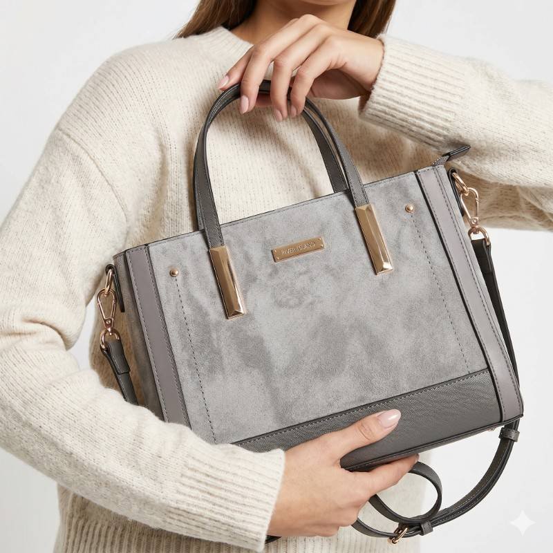 River island coded branded Hand bag - view 2