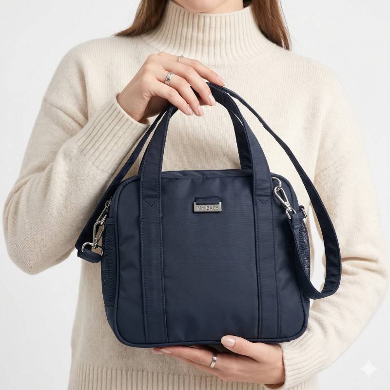 Blue casually wear crossbody + handcarry - view 2