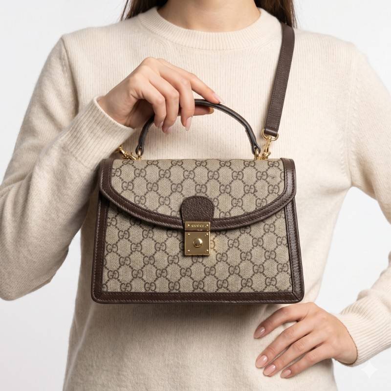 Gucci master replica coded small top handle bag - view 2