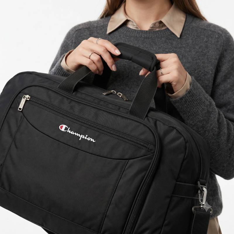 Black Champion coded Branded Duffel Bag . - view 2