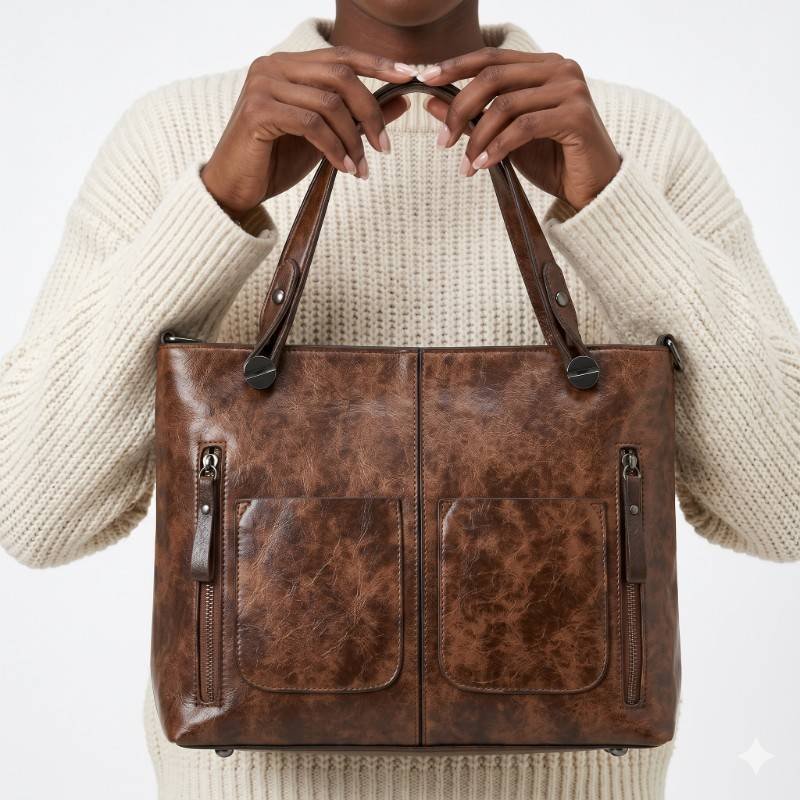 Mercer & Bloom Aria leather shoulder bag - view 2