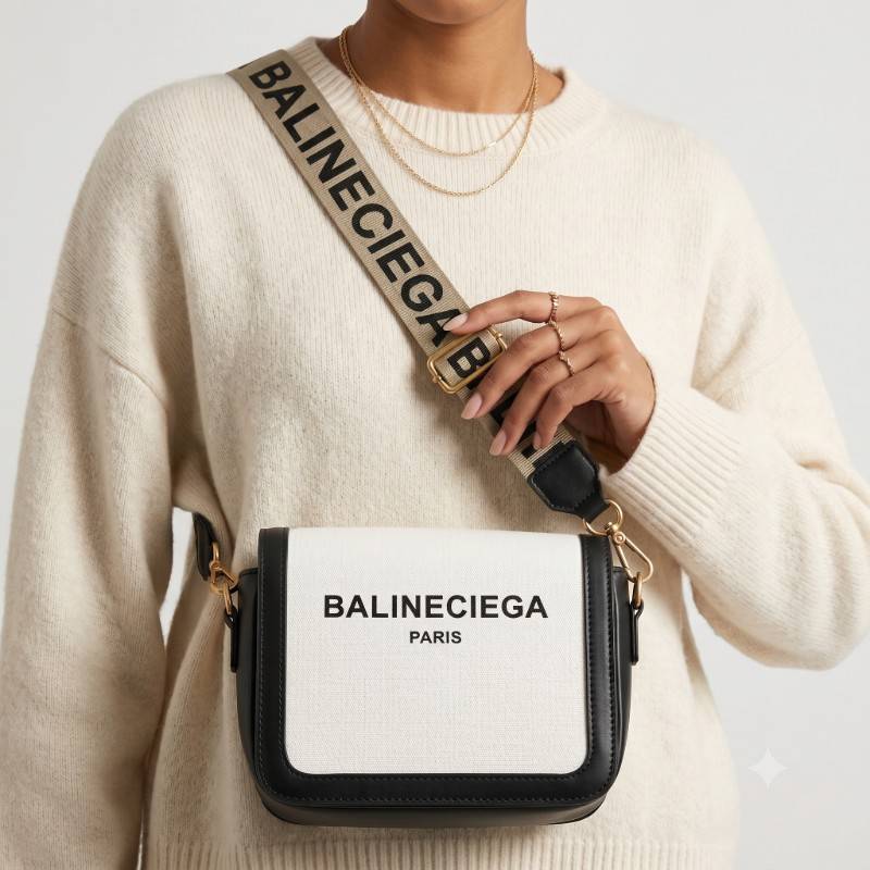 Balineciega branded Crossbody bag - view 2