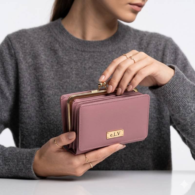 pink a.v.v short wallet - view 2