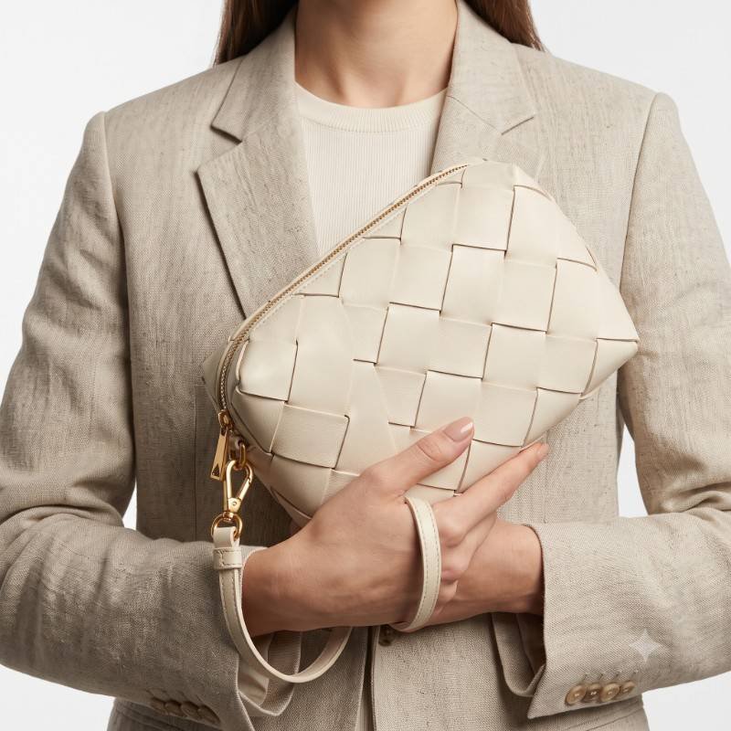White quilted crossbody - view 2