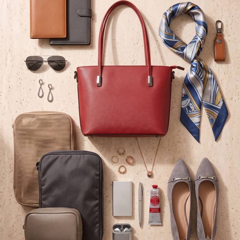 Beautiful medium size hard body tote bag - view 2